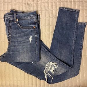 GAP High-waist Skinny Distressed Jeans 8/29Long